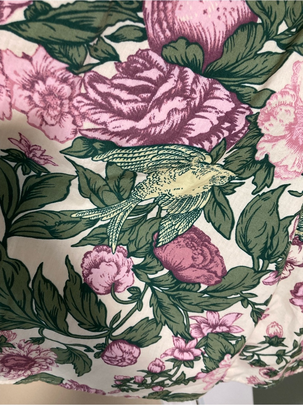 Abercrombie & Fitch Emerson mini dress puff sleeves in purple floral print - S - Picture 6 of 15